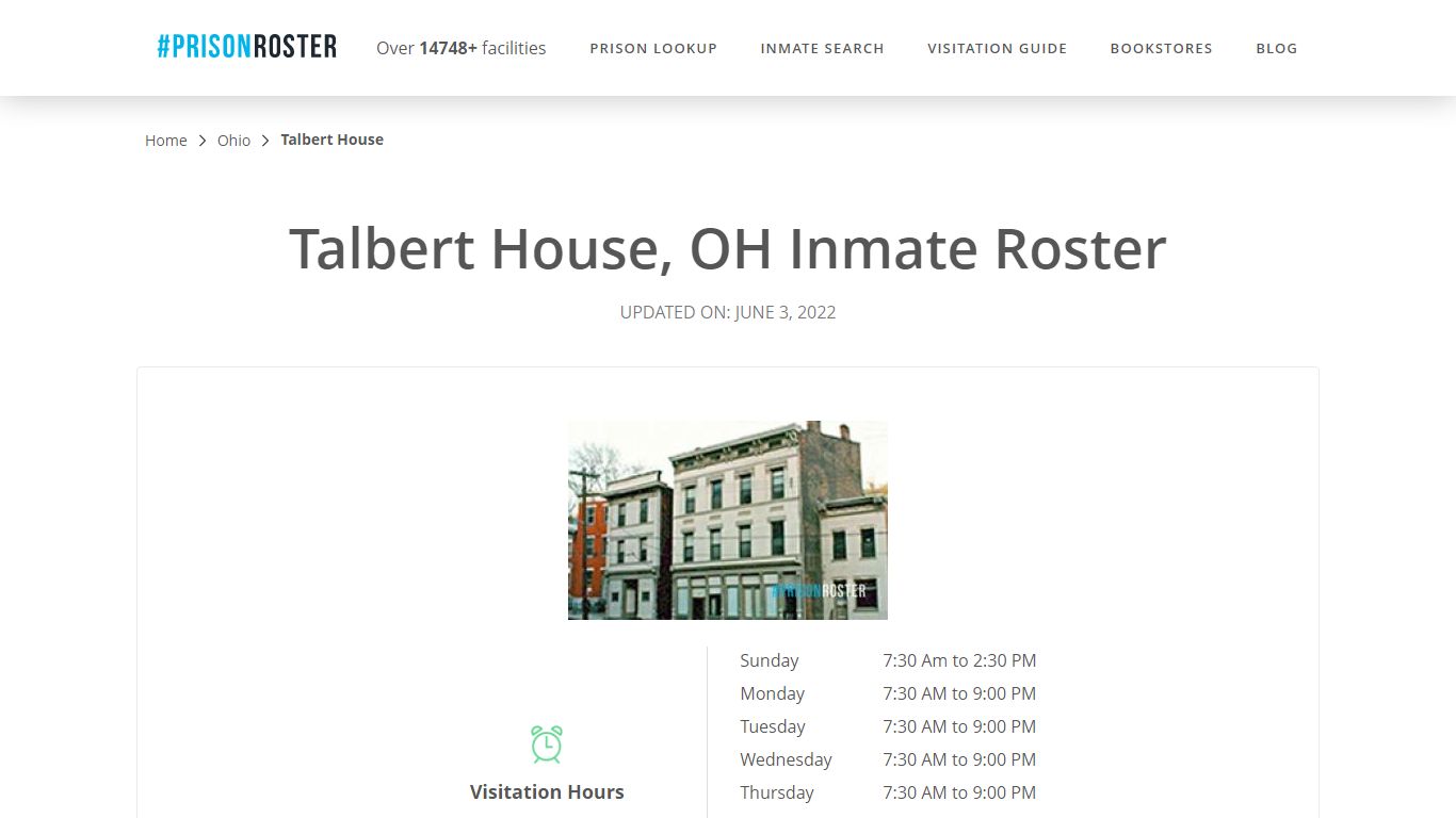 Talbert House, OH Inmate Roster - Nationwide Inmate Search